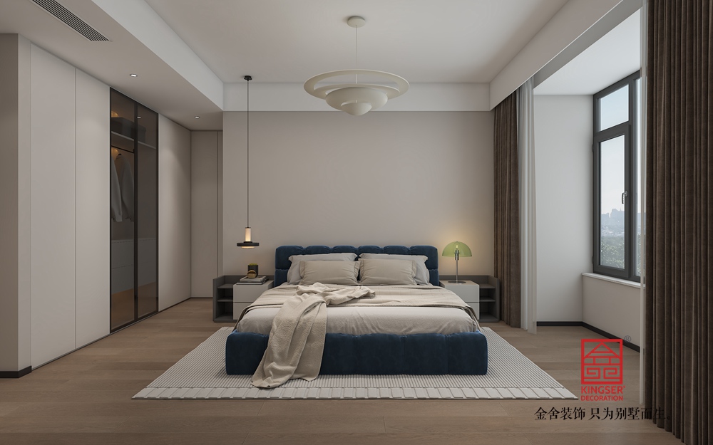 高新苑269平米現(xiàn)代簡(jiǎn)約風(fēng)格裝修-臥室