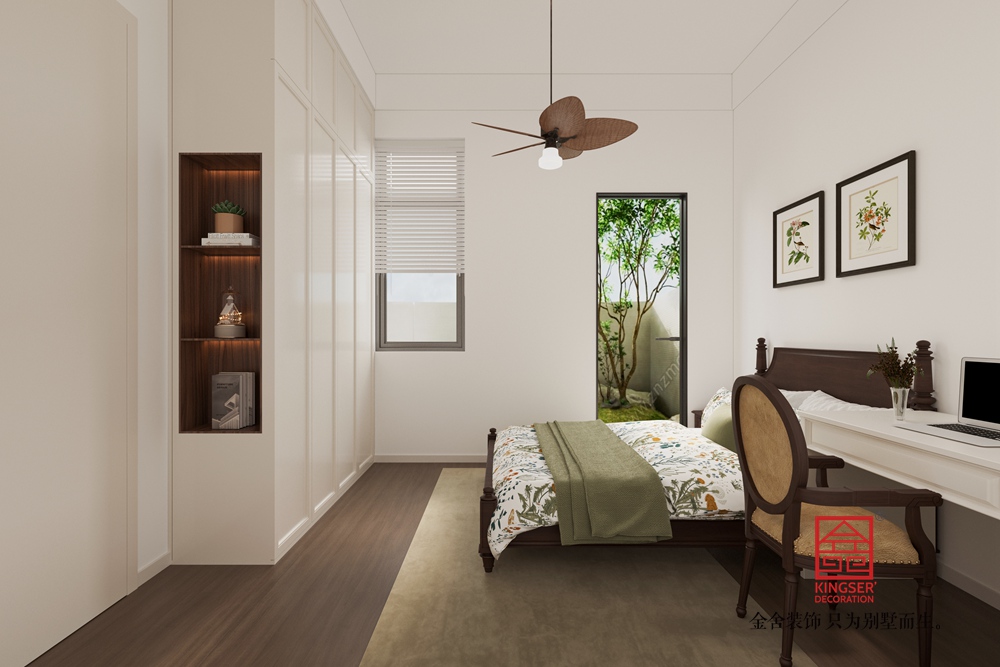 西山燕廬230平米現(xiàn)代簡約風(fēng)格裝-臥室