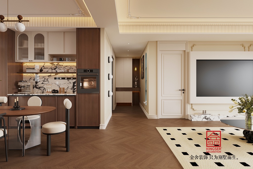 高薪苑190平米中古風裝修-玄關