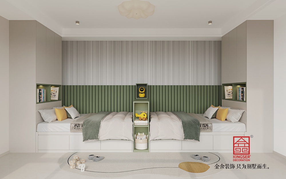 瑞凝府185平米意式風(fēng)格裝修-兒童房