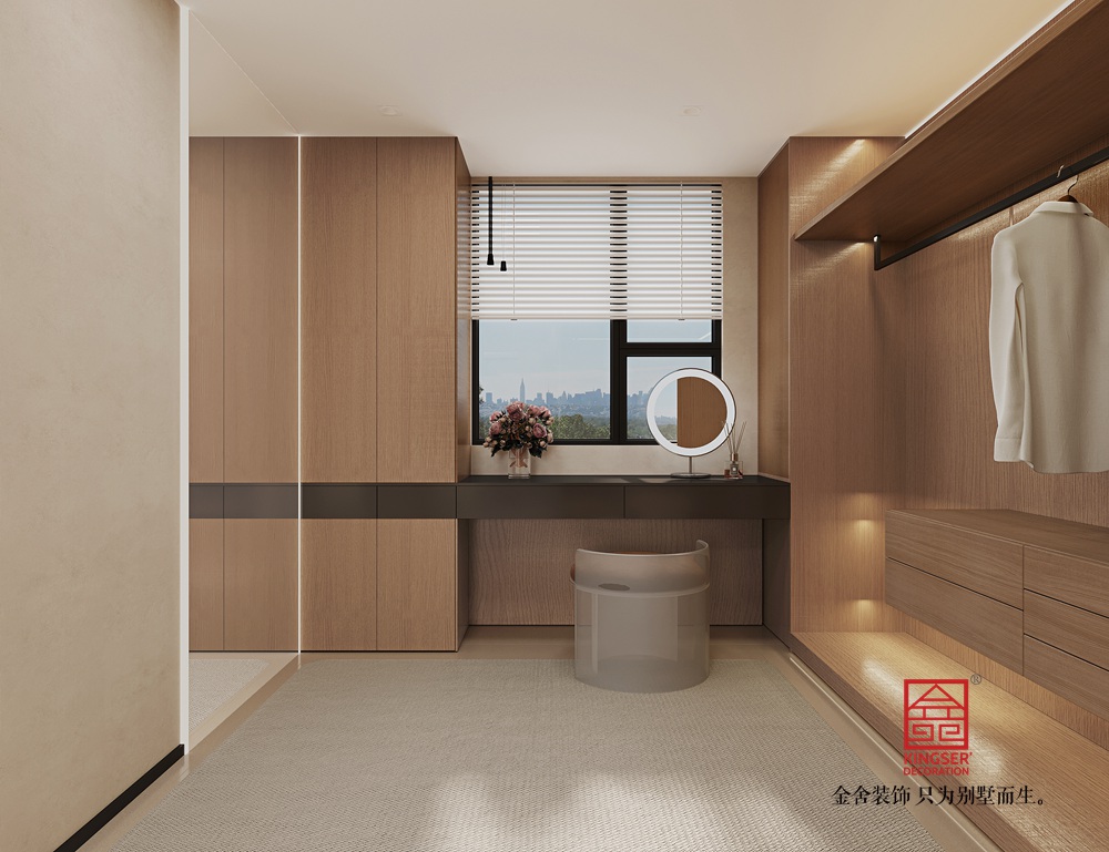 維多利亞五期211平米原木風(fēng)格裝修-衣帽間